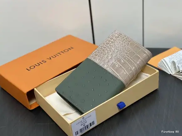 First bag ru VUITTON BRAZZA LOUIS WALLET-10*19*2cm 0706